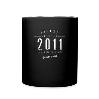 Meilleur millésime 2011 Millésime 2011 Anniversaire Anniversaire - Mug uni - noir - Devant