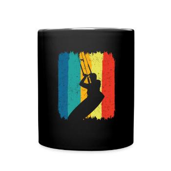 Kitesurfing - Tasse einfarbig - Schwarz - Vorne