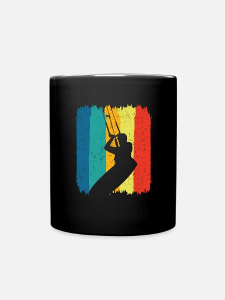 Kitesurfing - Tasse einfarbig - Schwarz