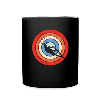 Kitesurfing - Tasse einfarbig - Schwarz - Vorne