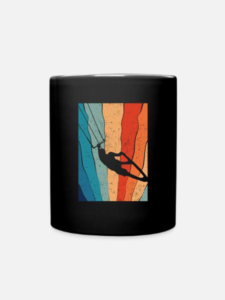 Kitesurfing - Tasse einfarbig - Schwarz