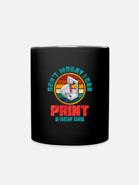 3d printing - Tasse einfarbig - Schwarz