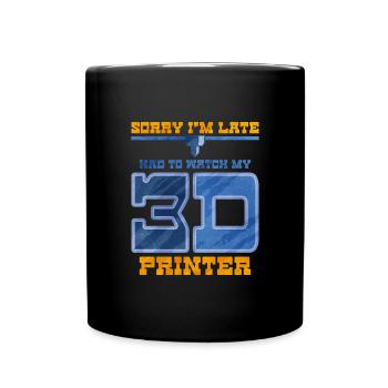 3D Printing - Full Colour Mug - black - Front