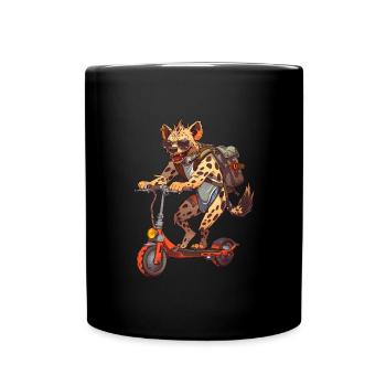 Hyena Roller - Full Colour Mug - black - Front