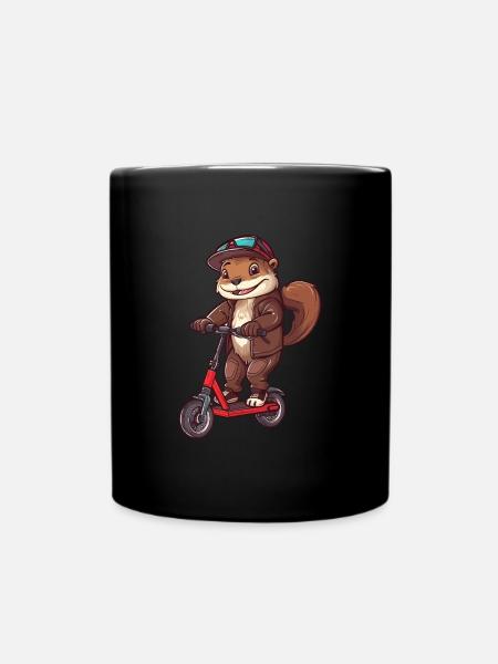 Otter Roller - Tasse einfarbig - Schwarz