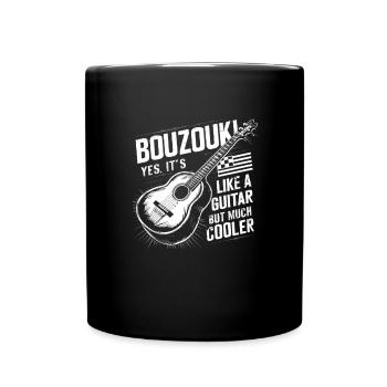 Bouzouki Instrument Gift - Full Colour Mug - black - Front