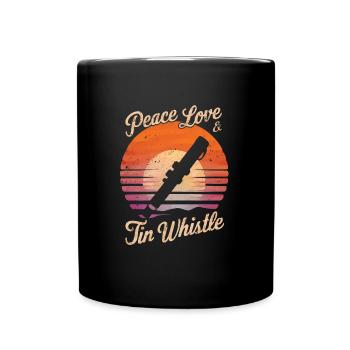 Tin Whistle - Full Colour Mug - black - Front