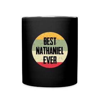 Le meilleur Nathaniel de tous les temps - Mug uni - noir - Devant