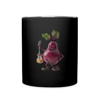 Beetroot Guitar - Full Colour Mug - black - Front