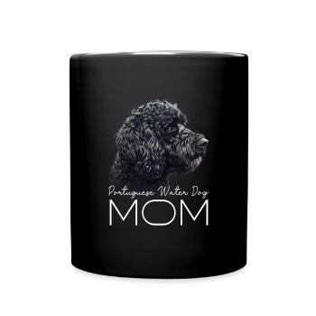 Portuguese Water Dog Mama - Full Colour Mug - black - Front