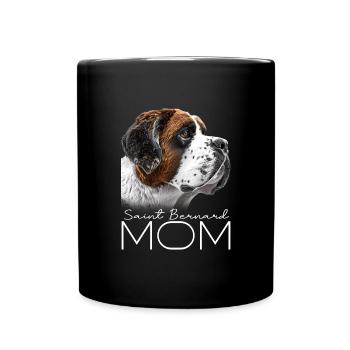 Saint Bernard Sama - Tasse einfarbig - Schwarz - Vorne