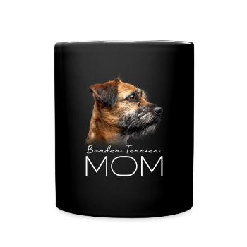 Maman Border Terrier - Mug uni - noir - Devant