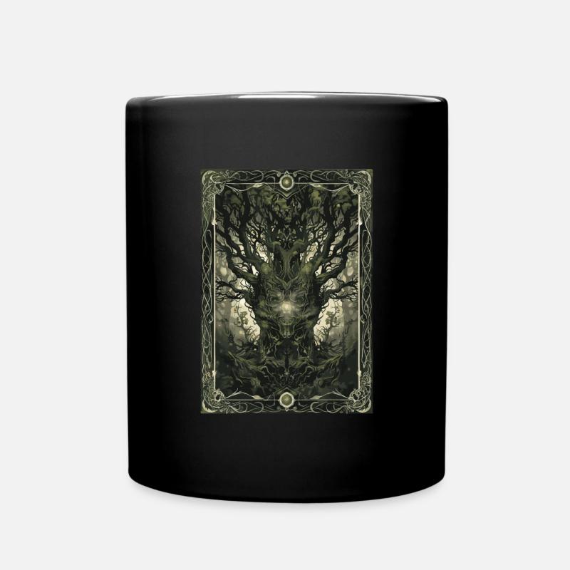 Der Zauberwald Tarot - Tasse einfarbig - Schwarz