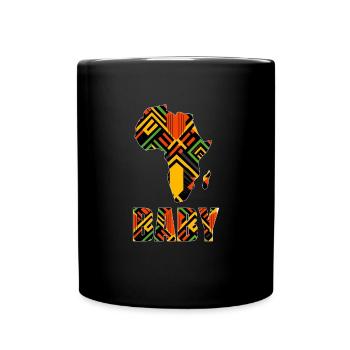 Afrikanisches Baby Schwarzes Erbe Schwarze Geschic - Tasse einfarbig - Schwarz - Vorne