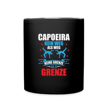 Capoeira: No borders and paths - Full Colour Mug - black - Front