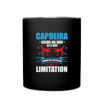Capoeira: No borders and paths - Full Colour Mug - black - Front