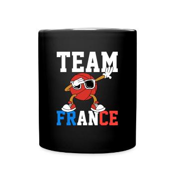 Cadeau Supporter Basketball basket France - Mug uni - noir - Devant
