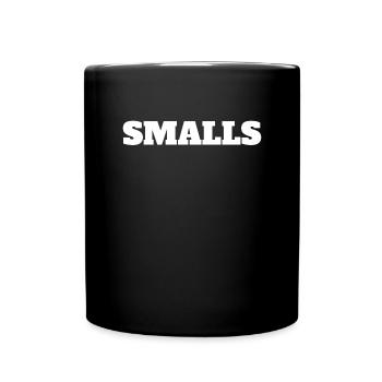 Biggie und Smalls passende Smalls - Tasse einfarbig - Schwarz - Vorne