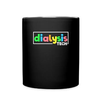 Dialysetechniker Hämodialysetechniker Dialyse - Tasse einfarbig - Schwarz - Vorne