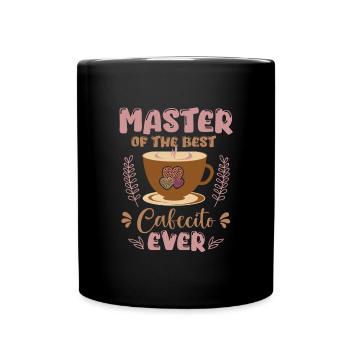 Cafecito Lover Drinking Cafecito Mix Cuban Coffee - Full Colour Mug - black - Front