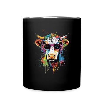 Vache irlandaise - Mug uni - noir - Devant