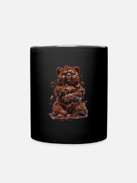 Bär Brownies - Tasse einfarbig - Schwarz