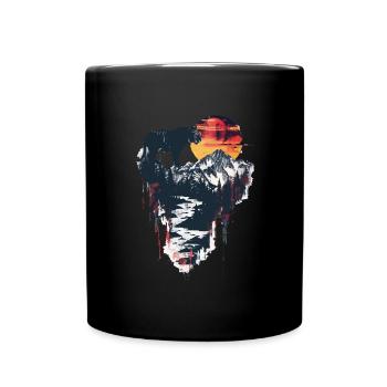 Tiger - Tasse einfarbig - Schwarz - Vorne