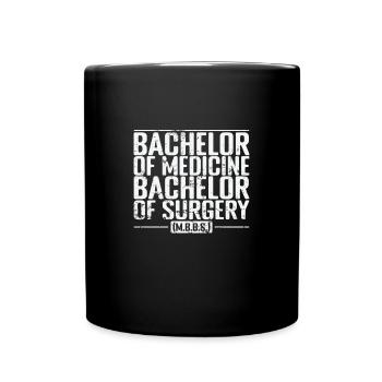 Baccalauréat en médecine, Baccalauréat en études chirurgicales - Mug uni - noir - Devant