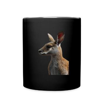 Wallaby - Tasse einfarbig - Schwarz - Vorne