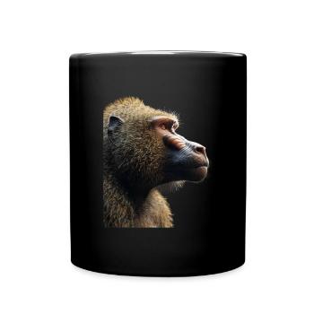 Baboon - Full Colour Mug - black - Front