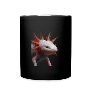 Axolotl - Tasse einfarbig - Schwarz - Vorne