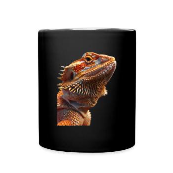 Dragon barbu - Mug uni - noir - Devant