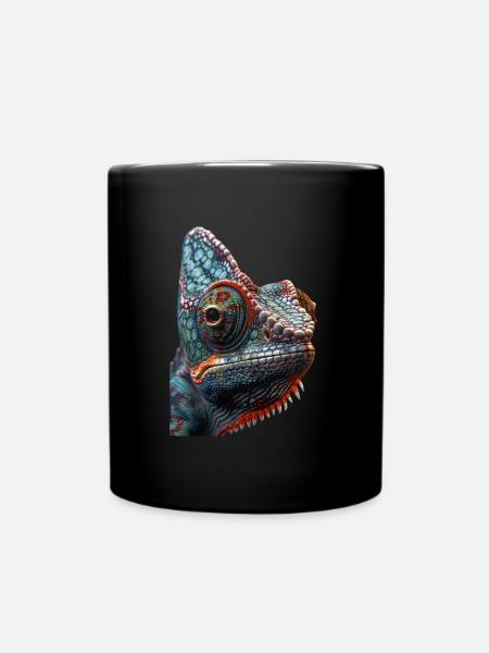 Chamäleon - Tasse einfarbig - Schwarz