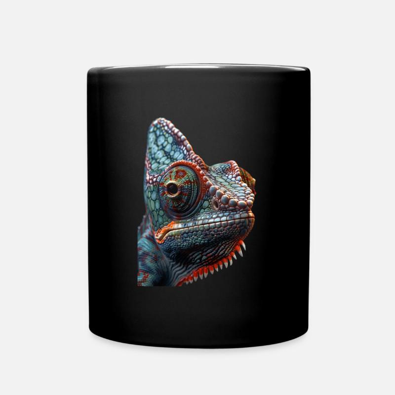 Chamäleon - Tasse einfarbig - Schwarz