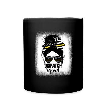 Dispatch Squad Messy Bun Damen Dispatch - Tasse einfarbig - Schwarz - Vorne