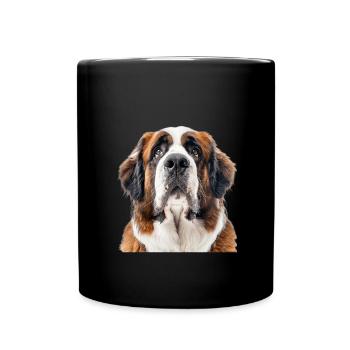 Saint Bernard - Full Colour Mug - black - Front
