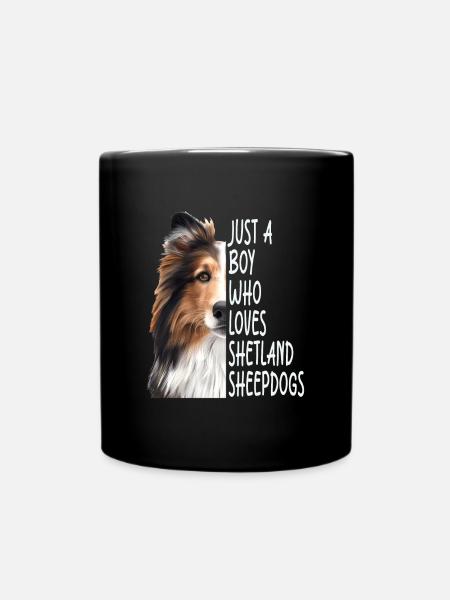 Berger Shetland - Mug uni - noir