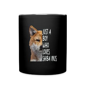 Shiba Inu - Mug uni - noir - Devant