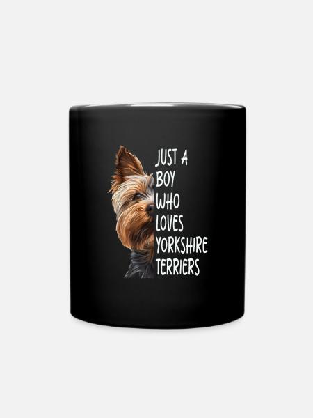 Yorkshire-Terrier - Tasse einfarbig - Schwarz