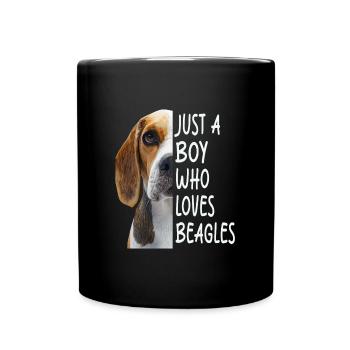 Beagle - Mug uni - noir - Devant