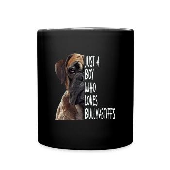 Bullmastiff - Mug uni - noir - Devant