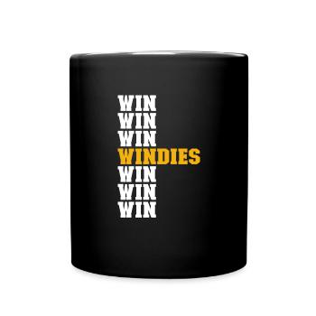 Cricket Westindische Inseln Windies Westindische I - Tasse einfarbig - Schwarz - Vorne