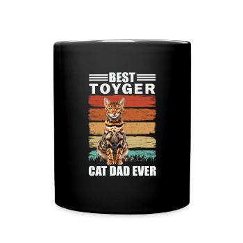 Toyger Dad Cat - Mug uni - noir - Devant