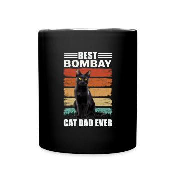 Bombay Dad Cat - Mug uni - noir - Devant
