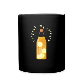 Respect My Culture Kombucha Tea - Full Colour Mug - black - Front