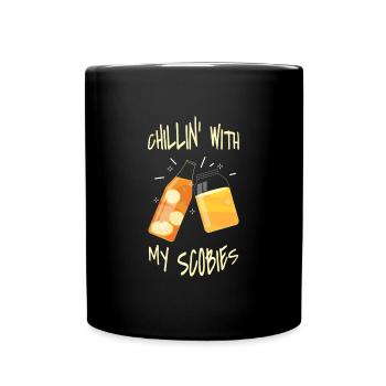 Chillin ́ With My Scobies Kombucha Tea - Full Colour Mug - black - Front