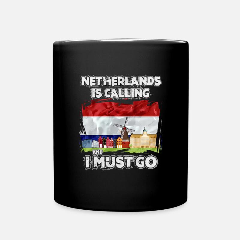 Pays-Bas - Mug uni - noir