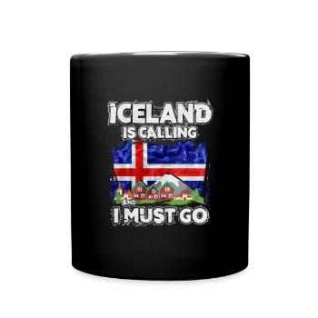 Iceland - Full Colour Mug - black - Front