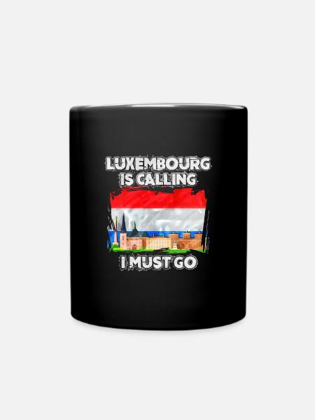 Luxembourg - Mug uni - noir