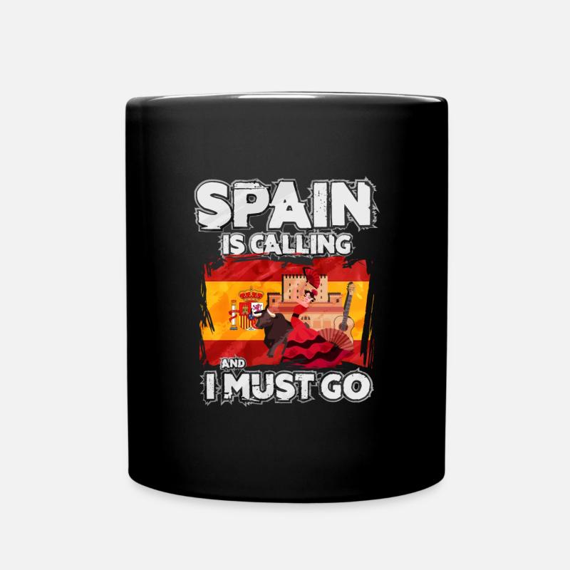 Spanien - Tasse einfarbig - Schwarz